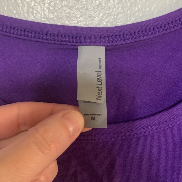 Next Level 80s Graphic Print Fitted Tank Top Size M - Picture 3 of 6